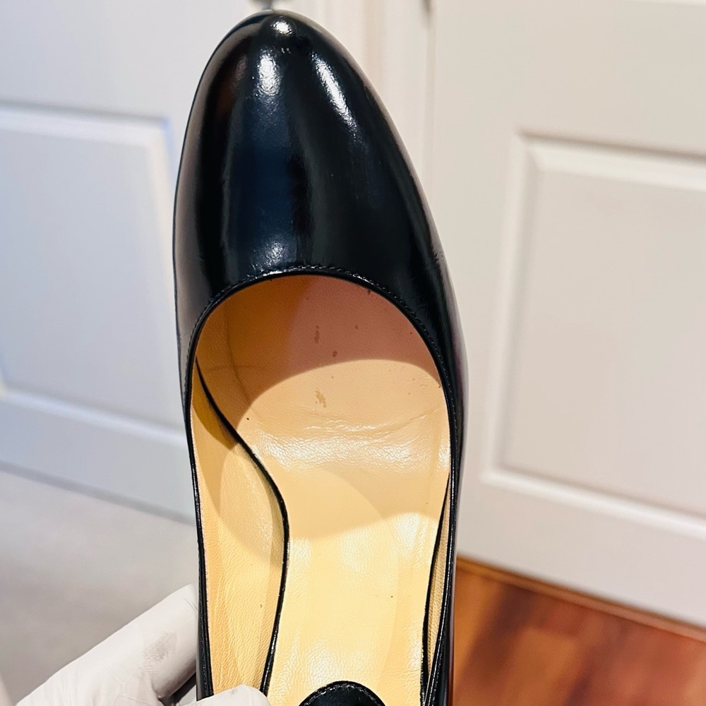 Calvin Klein Glossy Black Heels - Picture 8 of 9
